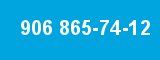 906 865-74-12